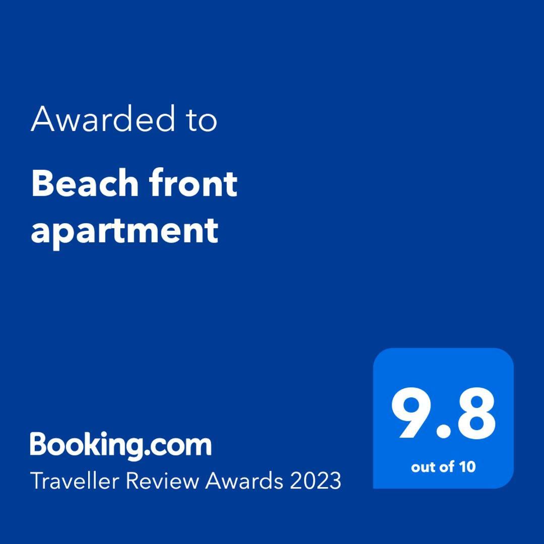 Beach Front Apartment Влёра Экстерьер фото